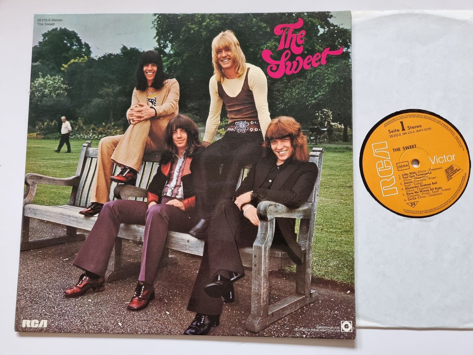 The Sweet - The Sweet Vinyl LP Germany CLUB EDITION