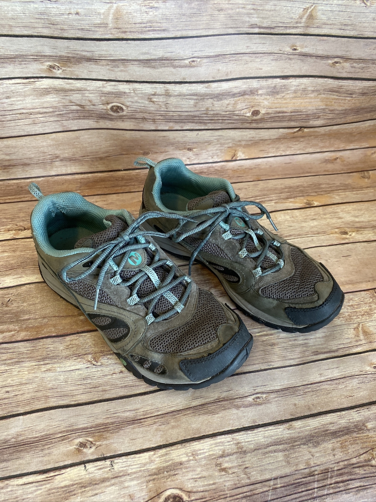 Stivali da trekking Merrell donna taglia 9 euro 40 marroni scarpe comode Castle Rock caviglia