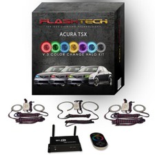 Rgb Multi Color Led Halo Kit With Wifi App For 2004-2008 Acura Tsx Headlights