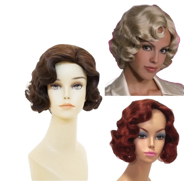 1920s 和 1930s 服装假发头发