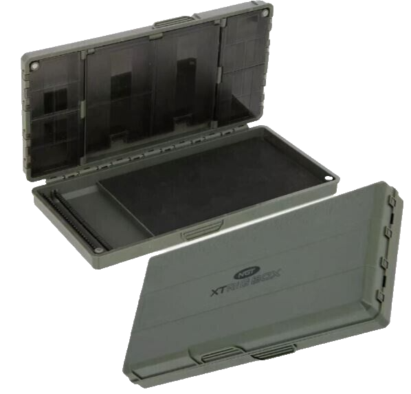 NGT XT Carp Fishing Hair RIG BOX System Magnetic Multi Section Terminal Tackle