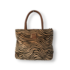 PHARD Women's Faux Leather Zebra Bag
