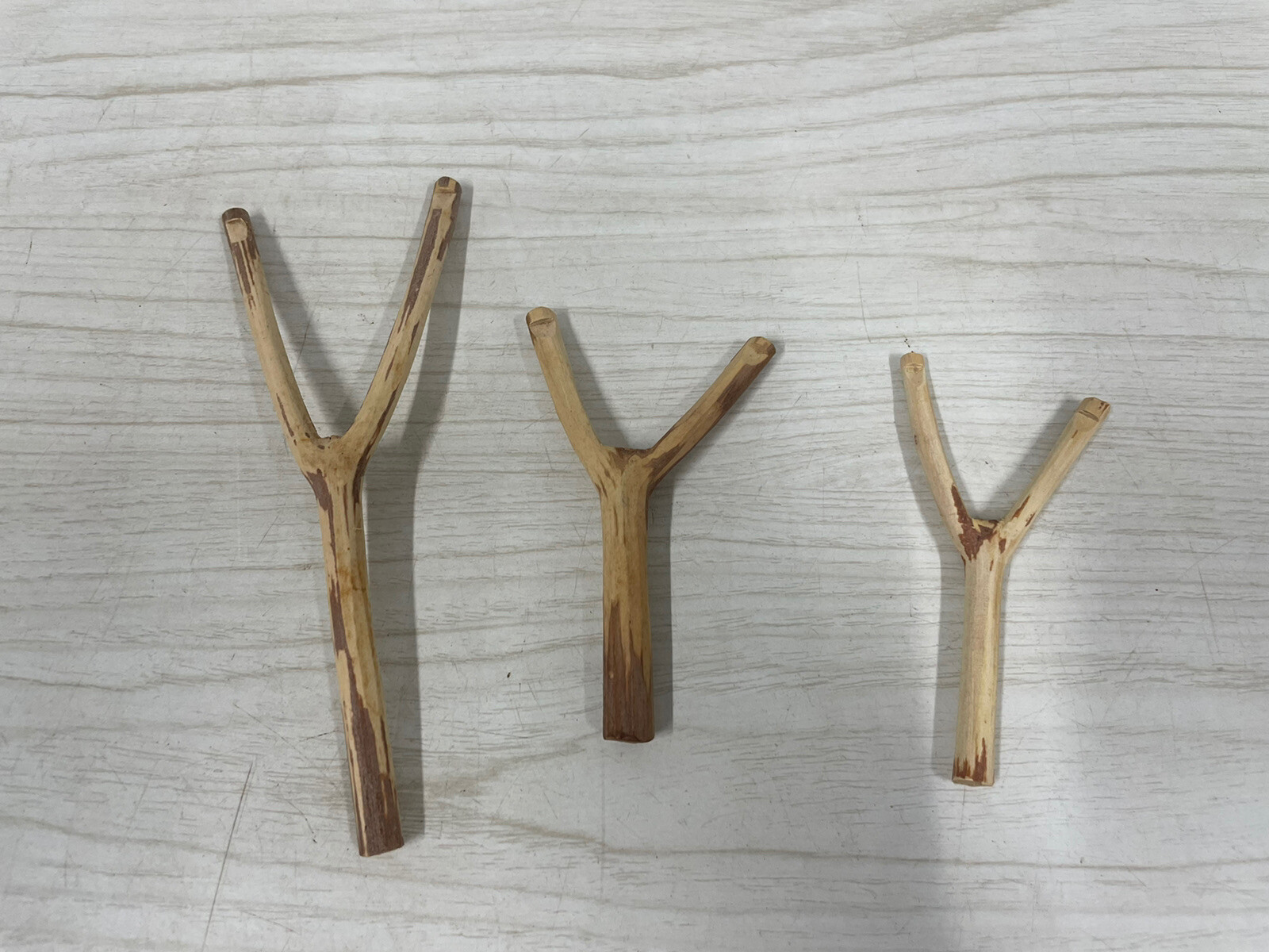 Lot Of 3 Vintage Authentic Rufus Hussey Handmade Slingshot from His