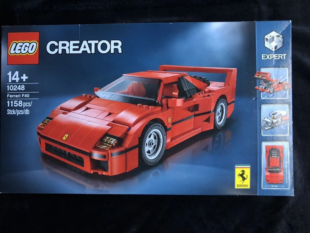 LEGO 10248 Ferrari F40 Creator Expert 100% Complete Set New from