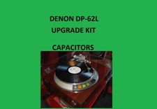 Turntable Denon DP-62L Repair KIT - all capacitors