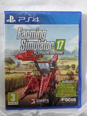 Farming Simulator 2017 Platinum Edition PS4 Neu Sealed UK 17 Sony PlayStation 4