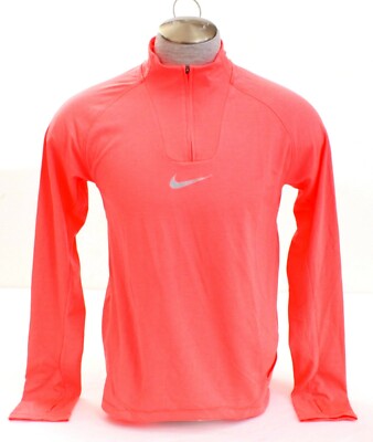 red long sleeve running shirt
