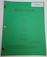 TWO AND A HALF MEN / Chuck Lorre 2012 TV Series Script "Not in My Mouth!"