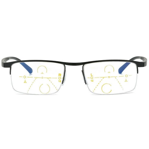 Smart-Zoom-Lesebrille progressive Multi-Fokus-Computer Anti Blue Ray - Bild 8 von 15