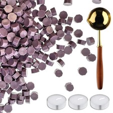 420 Pcs Vintage Wax Sealing Beads for Seal Stamp, Antique Decor Purple A