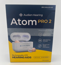 Audien Hearing ATOM PRO 2 Wireless Rechargeable OTC Hearing Aids