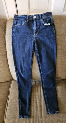 American Eagle Girls Size 2  Regular High Rise Dark Wash Super Stretch Jeggings 