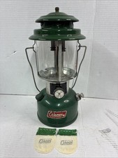 Vintage Coleman Lantern Model 220J Dated 1/1978 Double Mantle
