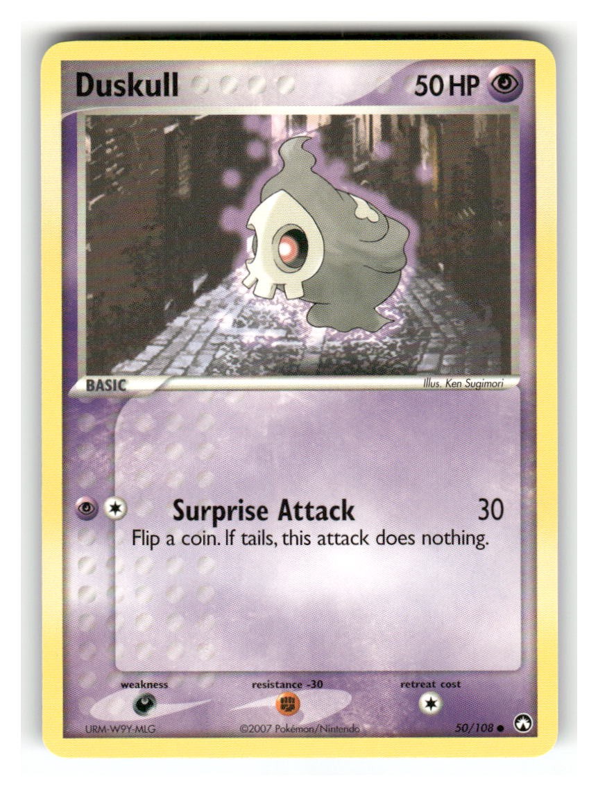 Duskull 50/108 Common Power Keepers Pokemon Lightly Played