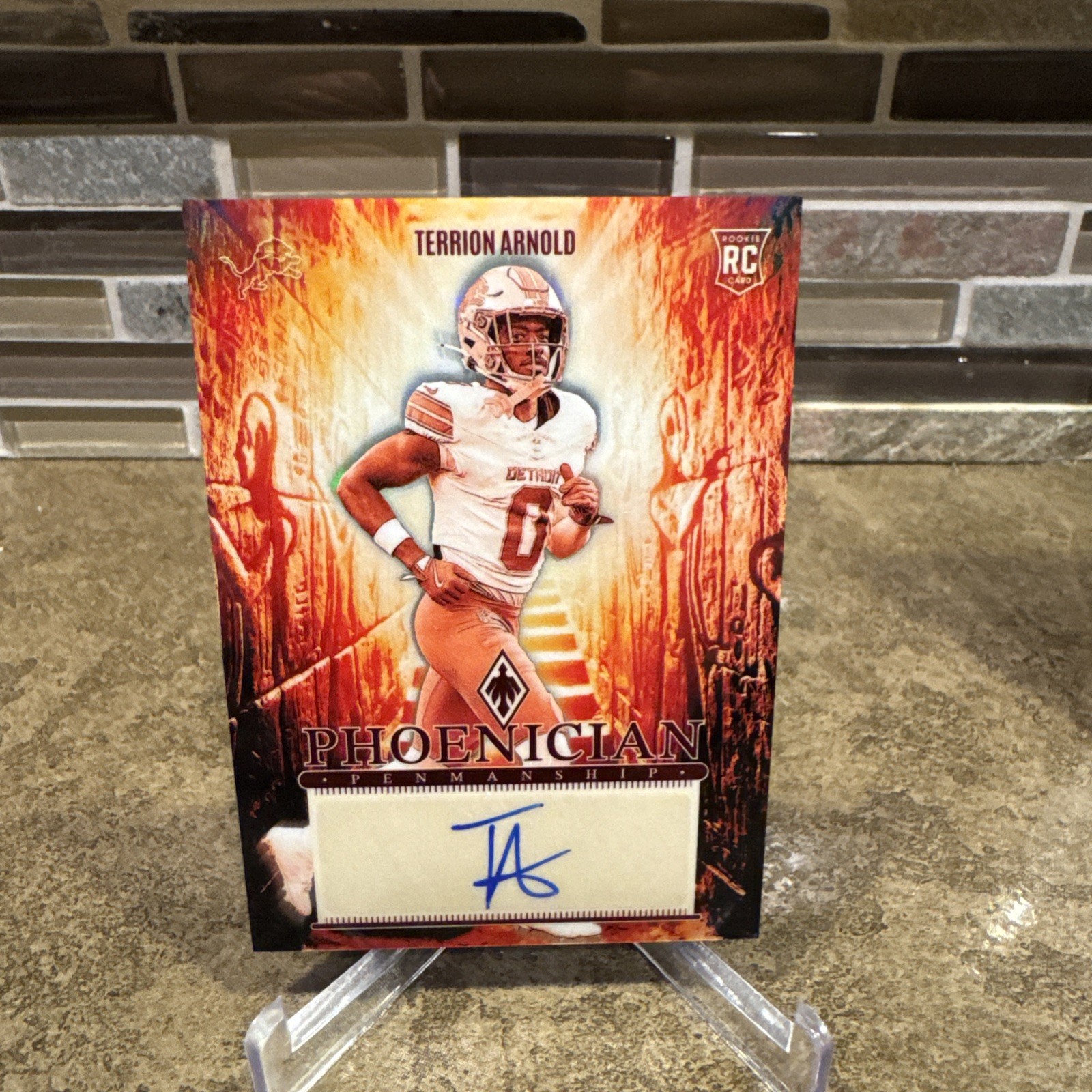 Terrion Arnold Panini Phoenix Phoenician Rookie Penmanship Autographs #PRPTAD Base
