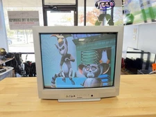 Sylvania 6424TFS 24" CRT Tube TV for Retro Gaming with S-Video & Front Inputs