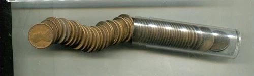 1918 S LINCOLN HEAD PENNY 50 COIN ROLL VG - FINE 7692T