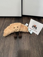 Jellycat Amuseables Croissant SMALL 8.7" 100 Authentic NWT US Ship