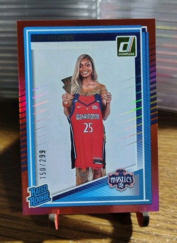 2025 Panini Donruss WNBA - Rated Rookie Kiki Iriafen #94 Holo Red /299 (RC)