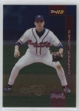 2001 Topps HD Platinum /199 Chipper Jones #91 HOF 8u9