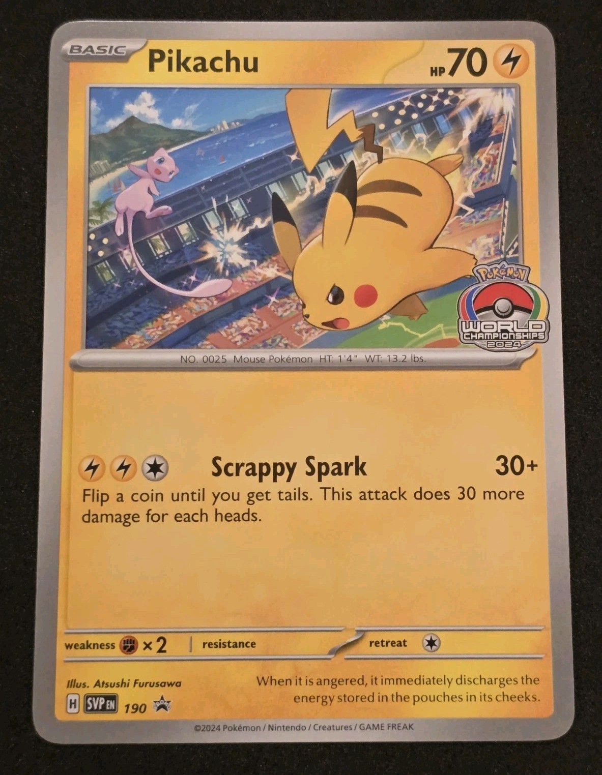 Pikachu 190 Sv: Scarlet & Violet Promo Cards Regular
