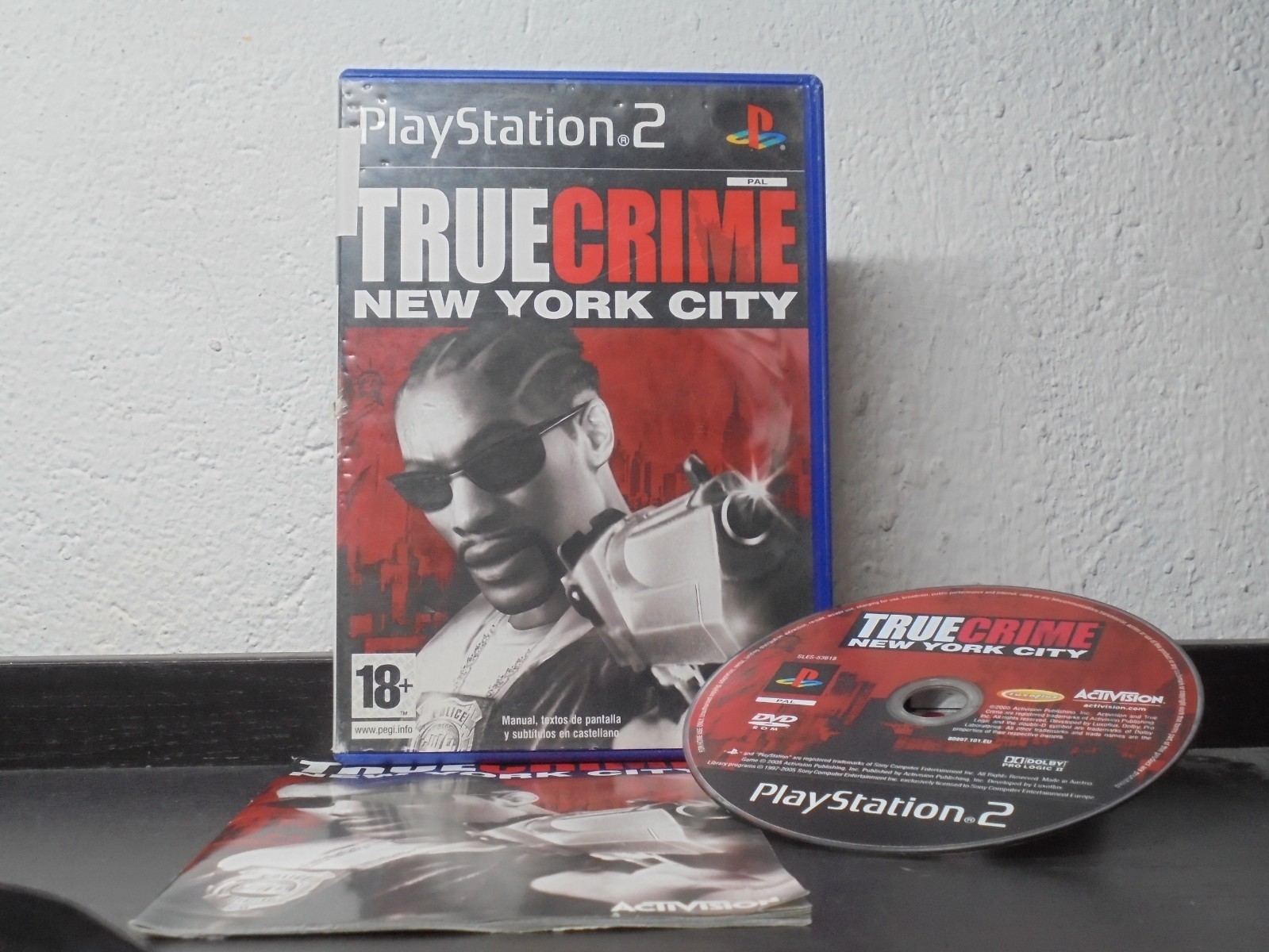 TRUE CRIME : NEW YORK CITY PLAYSTATION 2 PS2 ACTIVISION ESPAGNOL PAL COMPLET