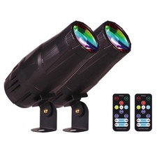 LED Pinspot Light,Stage Spotlight Mini 15W RGBW Disco Ball Spot Lights 4 in 1...