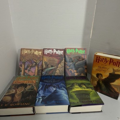 Harry Potter Hardcover Set 1-7 Books 5, 6, 7, Are 1st Ed / 1st Printing Original