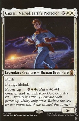 CAPTAIN MARVEL: DARK PAST #3 CLASSIFIED ARTIST MAGIC: THE GATHERING VARIANT