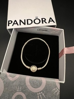 Pandora Sterling Silber Bettelarmband Schlangenkette mit Original Box Geschenk
