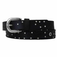 Harley-Davidson Belt. Woman's Black Rosetta - Medium