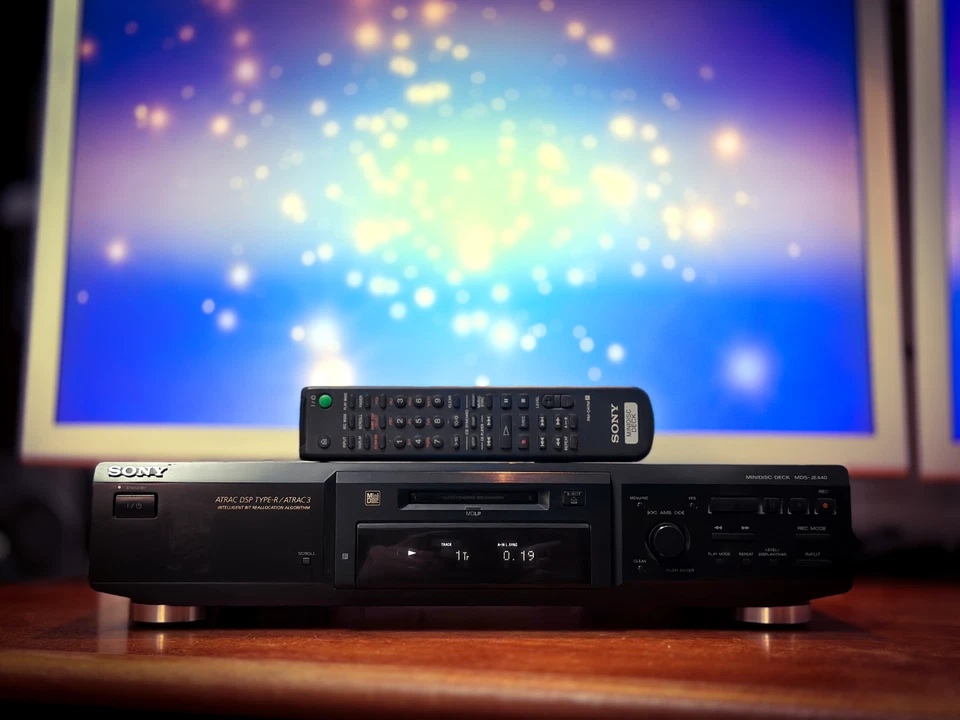 SONY MDS-JE440 🌈RaRe🌈 Mini-Disc Player Recorder Deck - image 2 of 4