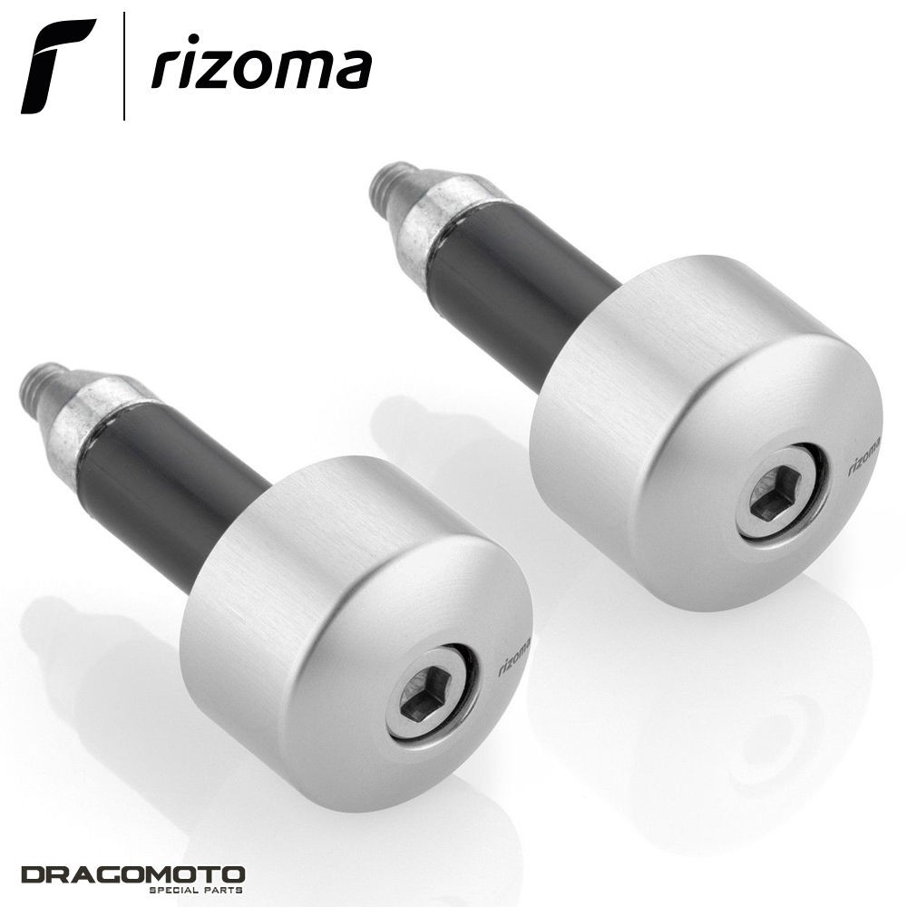 Extrémités de barre Ducati Scrambler 1100 Pro 2020-2021-2022 Rizoma MA534A Argent