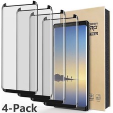 4Pcs Transparent Tempered Glass Screen Protectors For Samsung Galaxy Note8 Note9