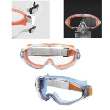 Safety glasses with a wide field of vision for construction sites, painting