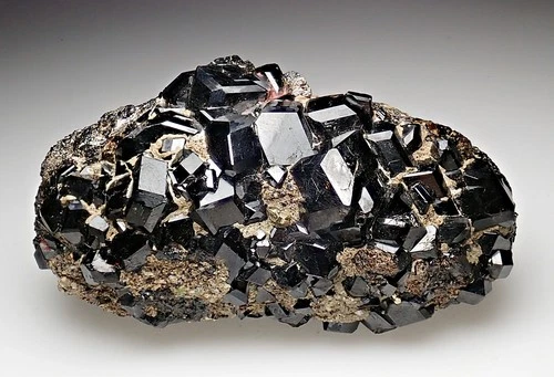fine MELANITE ANDRADITE pyrite crystal SOKOLOVSKOE Rudny KAZAKHSTAN Kazakhstan