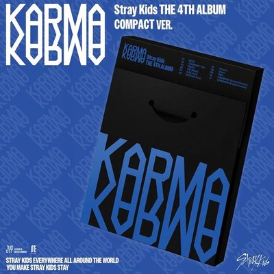 STRAY KIDS [KARMA] The 4th Album COMPACT Ver/CD-R+8 Trading Card+GIFT SEALED