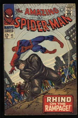 Amazing Spider-Man #43 VG+ 4.5 Romita Cover! 1st Full App. Mary Jane! Marvel