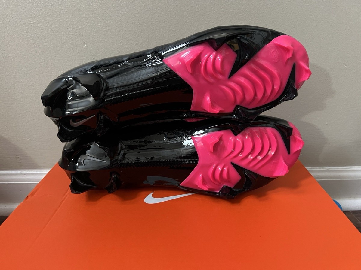 NEW Nike Vapor Edge 360 Untouchable Football Cleats FQ0235-002 Size 7 Black Pink Vapor Edge 360 Untouchable Mid  main image 3