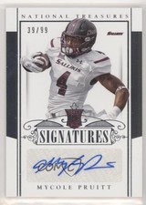 2015 National Treasures College Rookie Signatures 39/99 MyCole Pruitt Auto 0eo6
