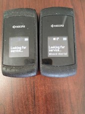 Lot of 2 Kyocera Kona S2151 Black  Sprint  Flip Phone