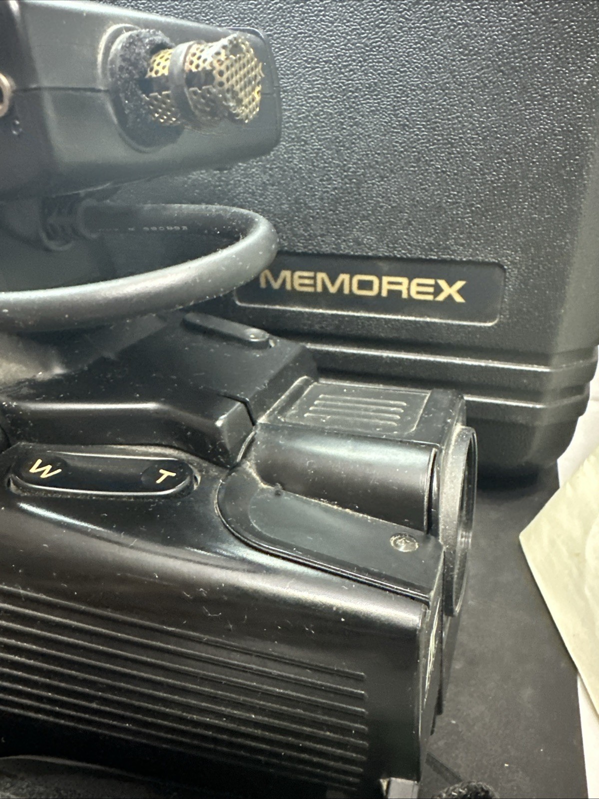 Vintage Memorex SM-1000 HQ VHS Video Recorder Camcorder. WORKS Needs Battery