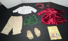 American Girl Bitty Baby Twins Holiday Outfits w/book