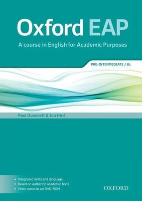 Oxford EAP: Pre-Intermediate B1. Student's Book and DVD-ROM Pack | Englisch