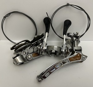 Dérailleur Arrière Huret Jubilee 2200, Vélo Course, 140g, Alu, Argenté, Occasion