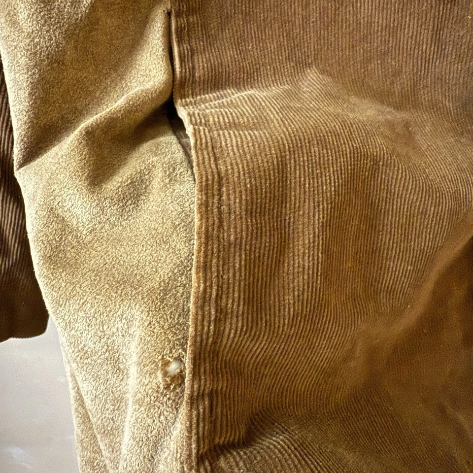 Chaqueta de traje deportivo de ocio vintage para hombre ¿Discoteca grande? Pana marrón Foto 3 de 4