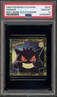Pokemon Gengar Stickers Series 1 Rare Gold #G02 PSA 10 Gem Mint