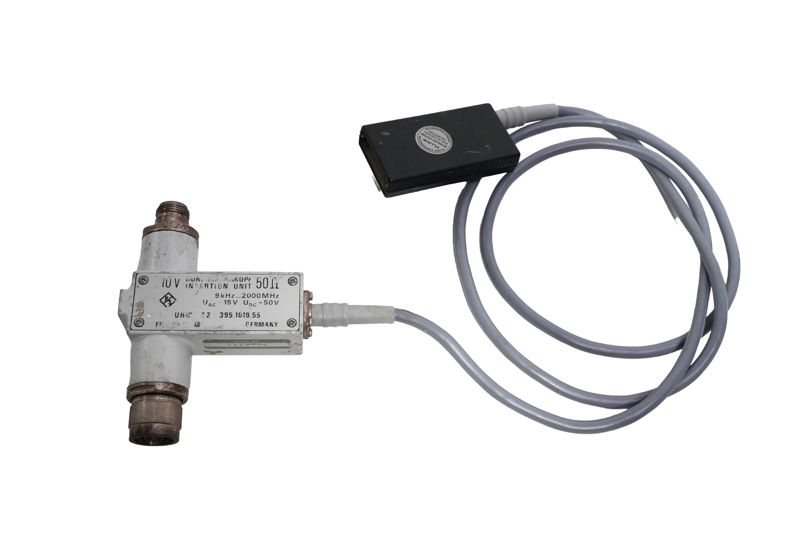 Rohde & Schwarz URV5-Z2 Insertion Unit 10 V / 50 Ω – 9 kHz to 2000 MHz – Germany