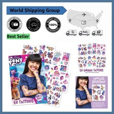 Fun Safe My Little Pony Temporary Tattoos - 50 Unique Designs for Kids