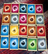 Pokemon Cards Lot 70 Cards Trainer Energy Lot 3 Tcg Hard Shell Sleeve Protectors